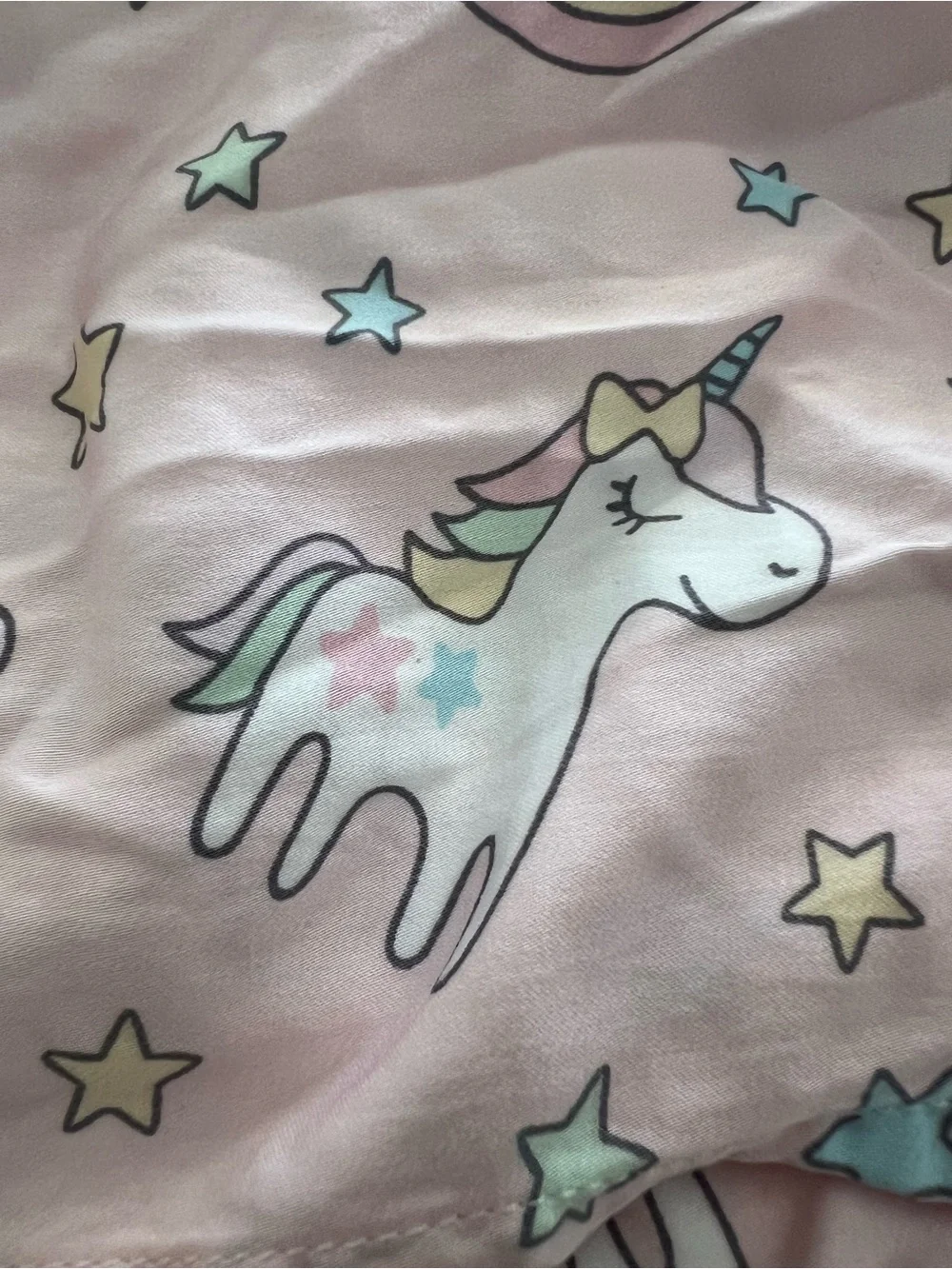 Unicorn twin sheet set